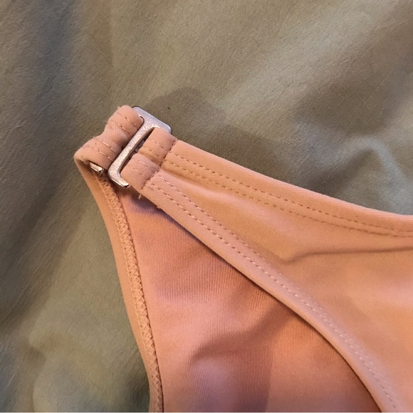 No Shade Nude Colored One Piece Bathing Suit Size S/M - Picture 6 of 11